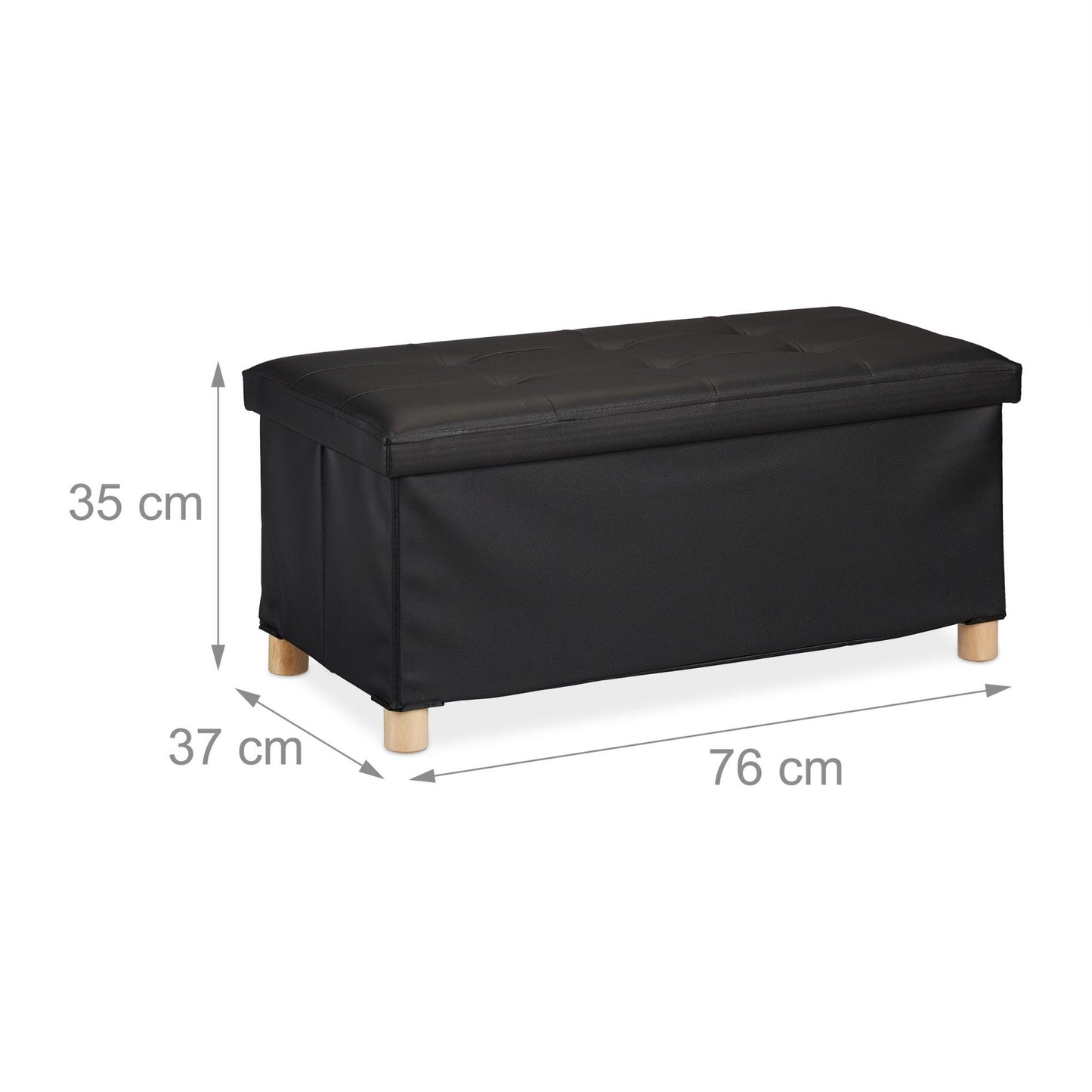 Artificial leather bench