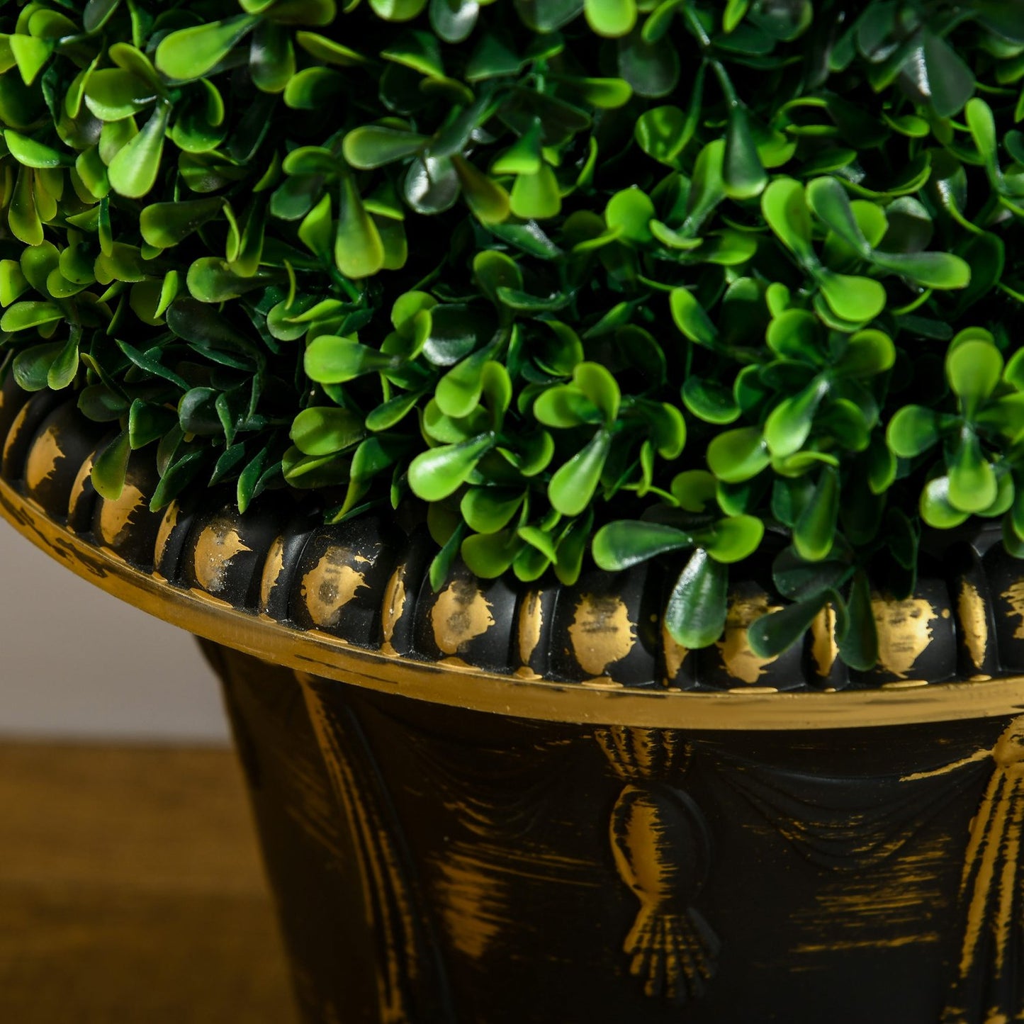 Artificial boxwood plant set, UV resistant, 90 cm