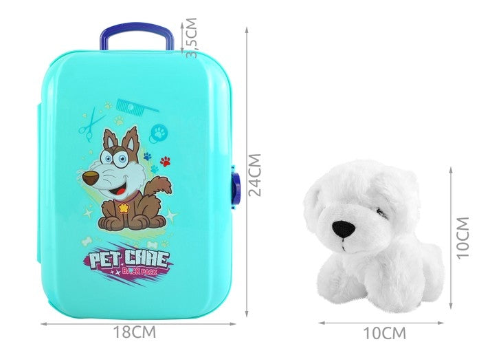A set for bathing a dog - a toy