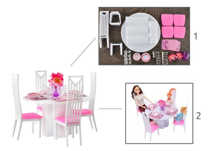 A set of furniture for dolls ML8248