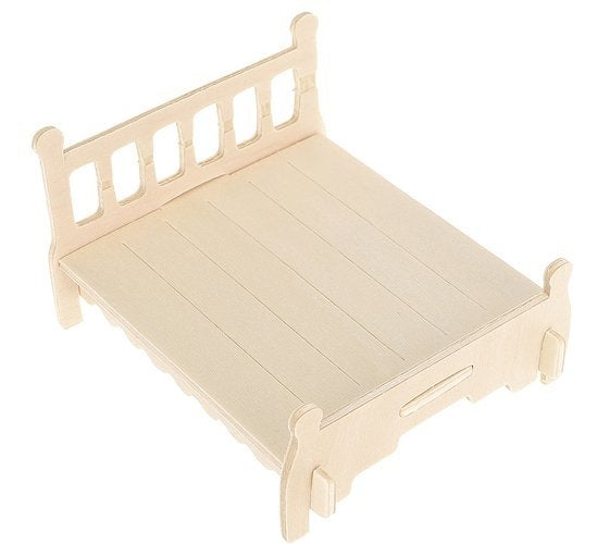 A set of wooden furniture for dolls 34 pcs.