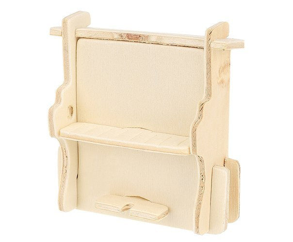 A set of wooden furniture for dolls 34 pcs.