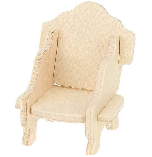 A set of wooden furniture for dolls 34 pcs.