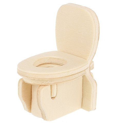 A set of wooden furniture for dolls 34 pcs.