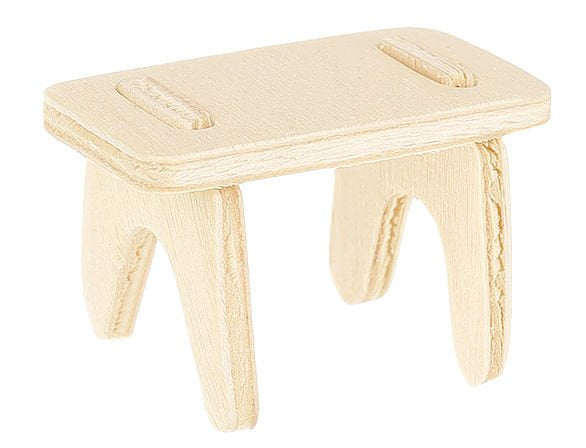 A set of wooden furniture for dolls 34 pcs.