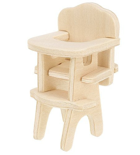 A set of wooden furniture for dolls 34 pcs.