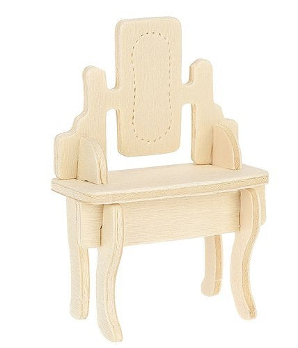 A set of wooden furniture for dolls 34 pcs.