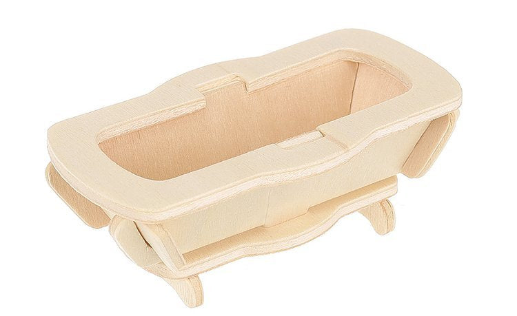 A set of wooden furniture for dolls 34 pcs.