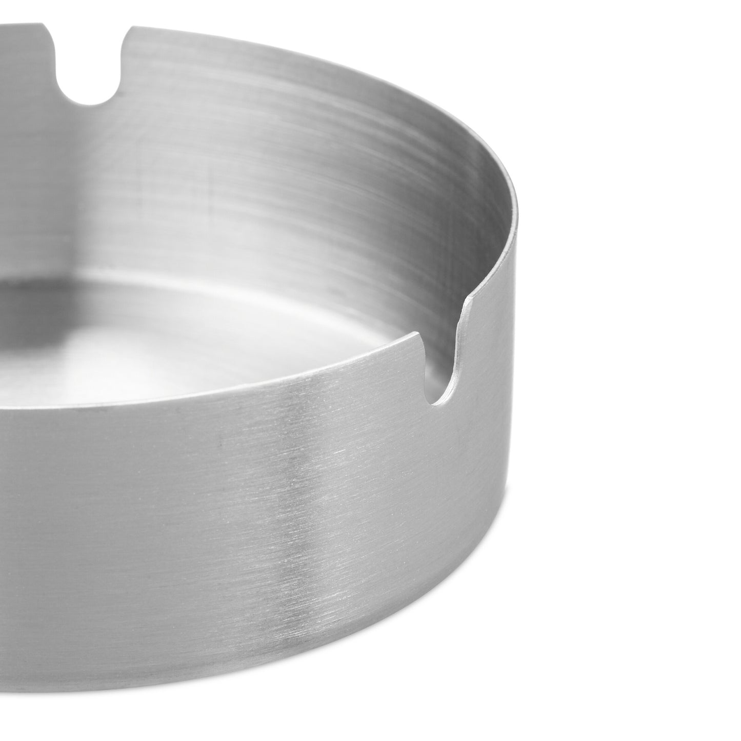 Ashtray in stainless steel, set of 2