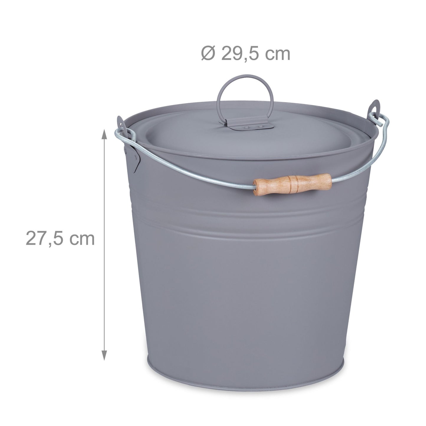 Ashtray with lid 12 l