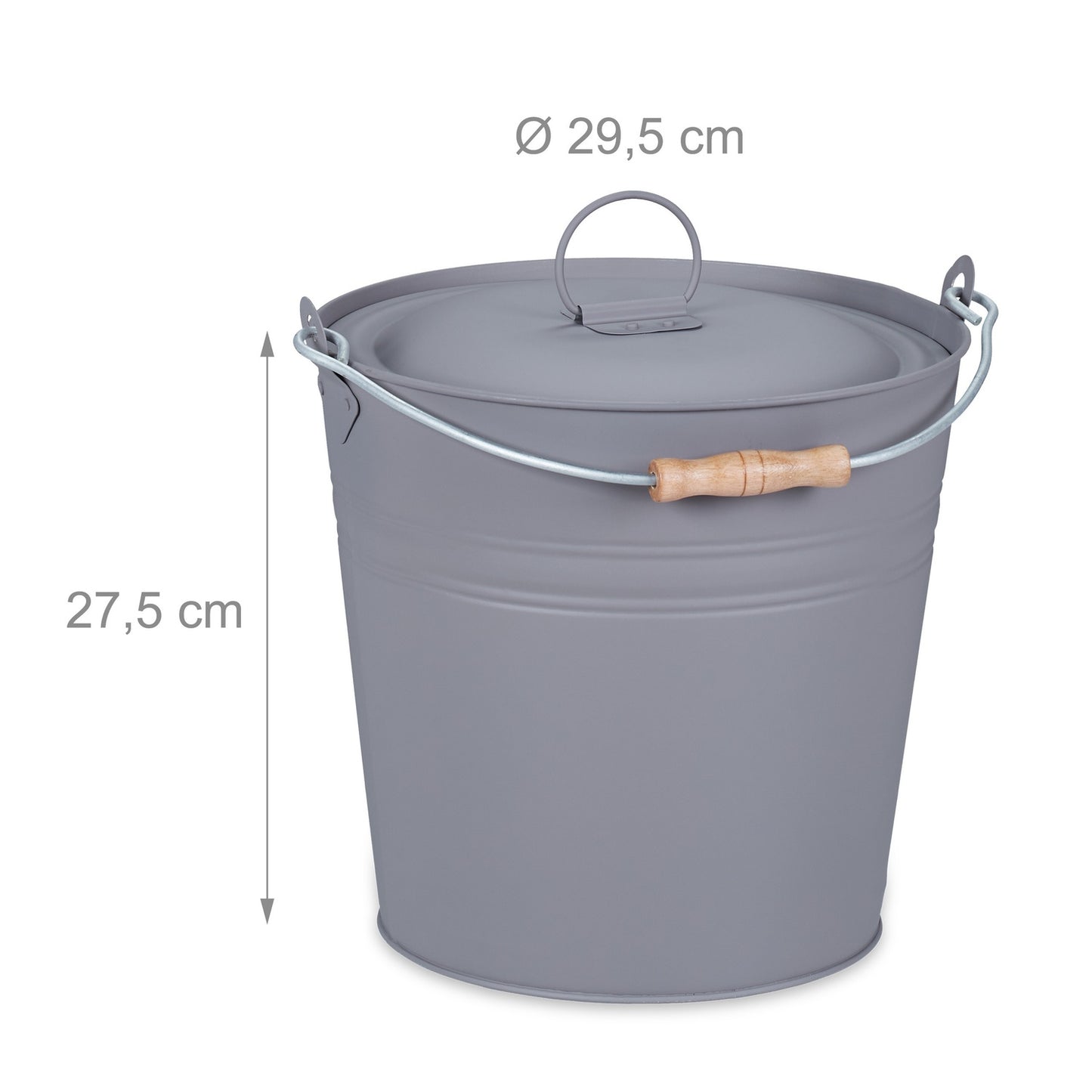 Ashtray with lid 12 l