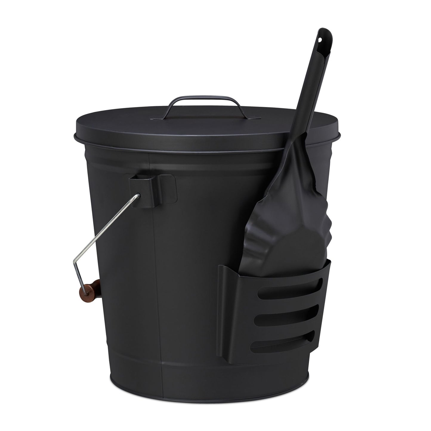 Ashtray with lid and shovel
