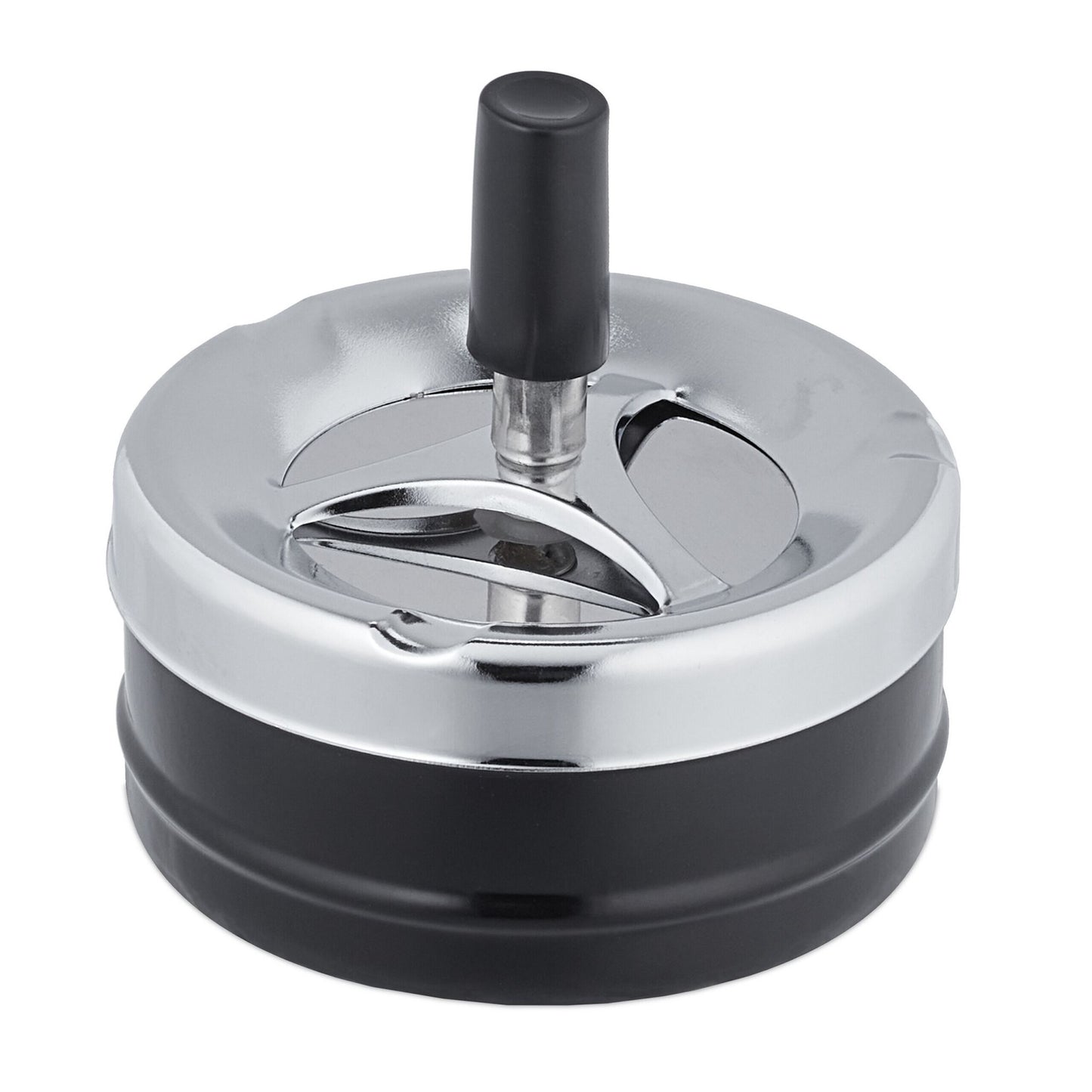 Ashtray with rotating lid