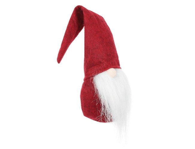 A standing red gnome