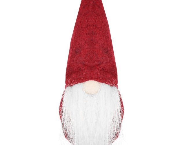 A standing red gnome