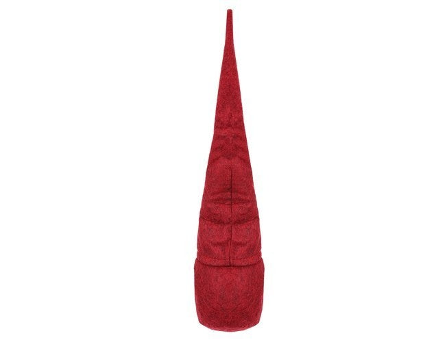 A standing red gnome