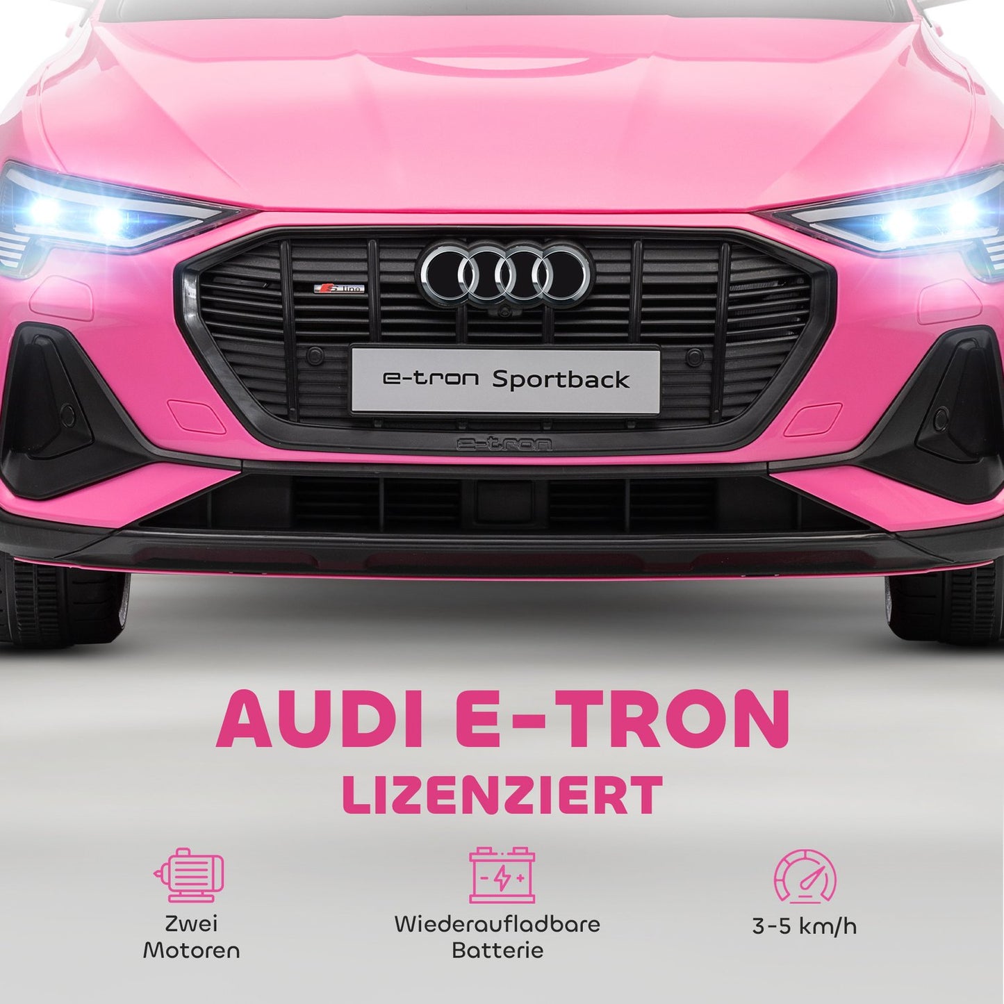 Audi E-tron Kids Electric Car, 12V, Remote Control