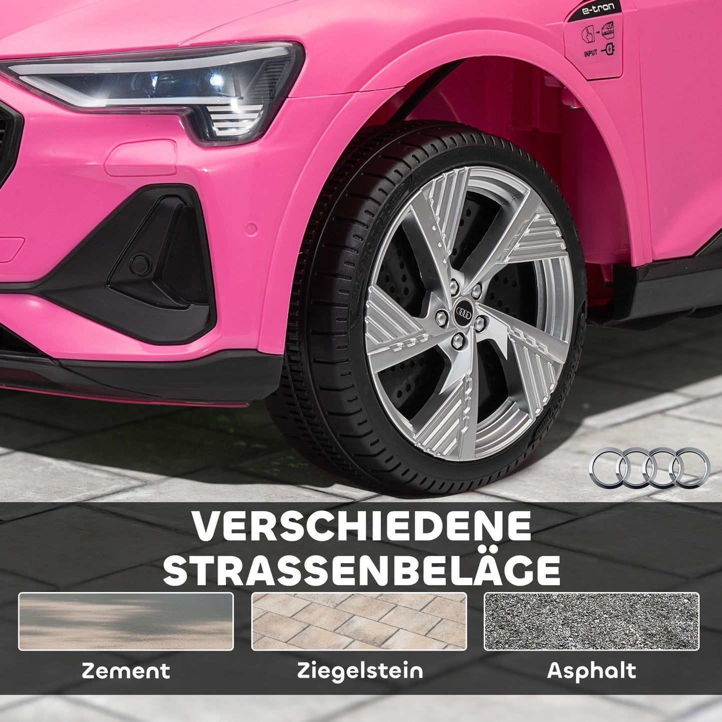 Audi E-tron Kids Electric Car, 12V, Remote Control