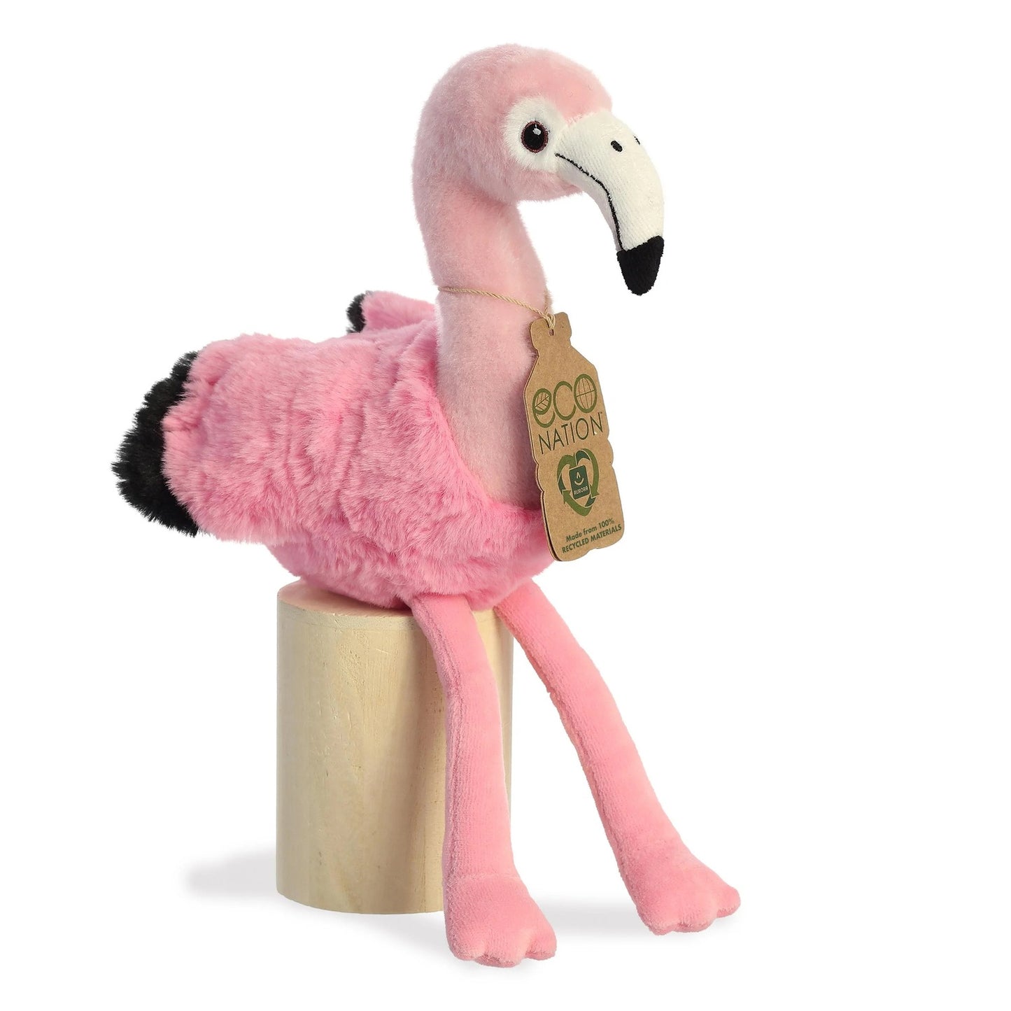 Aurora Eco Nation Plush Toy Flamingo, 24 Cm