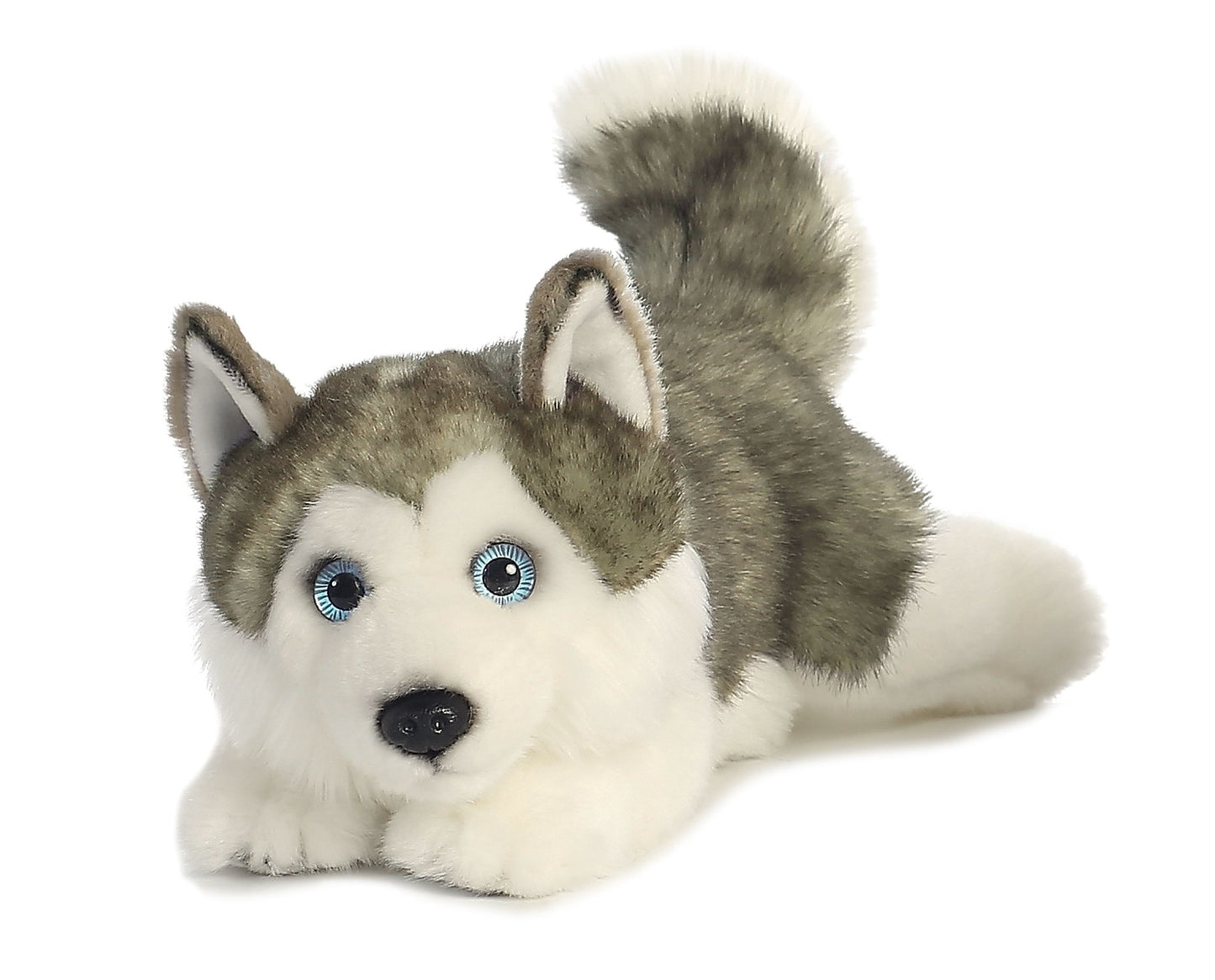 Aurora Miyoni Soft Toy Husky (Grey), 27 Cm