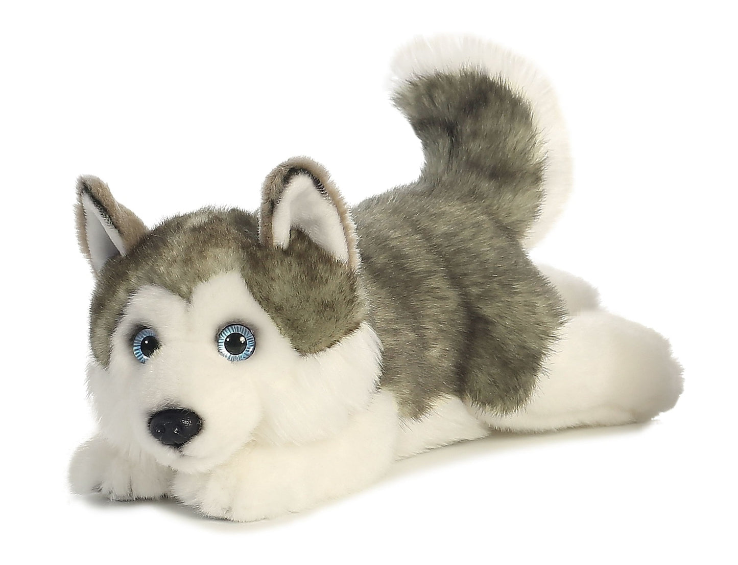 Aurora Miyoni Soft Toy Husky (Grey), 27 Cm