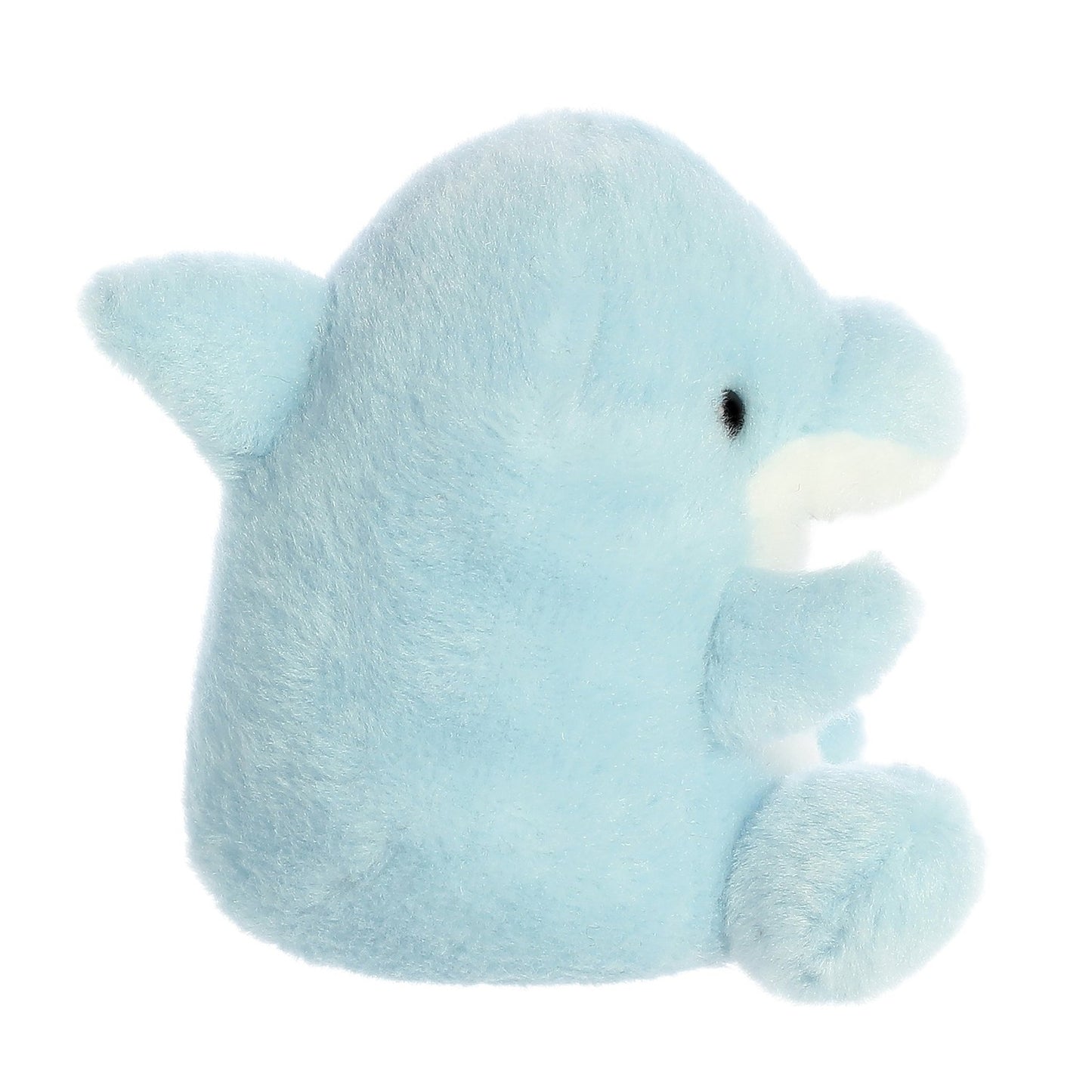 Aurora Palm Pals Soft Toy Dolphin, 11 Cm