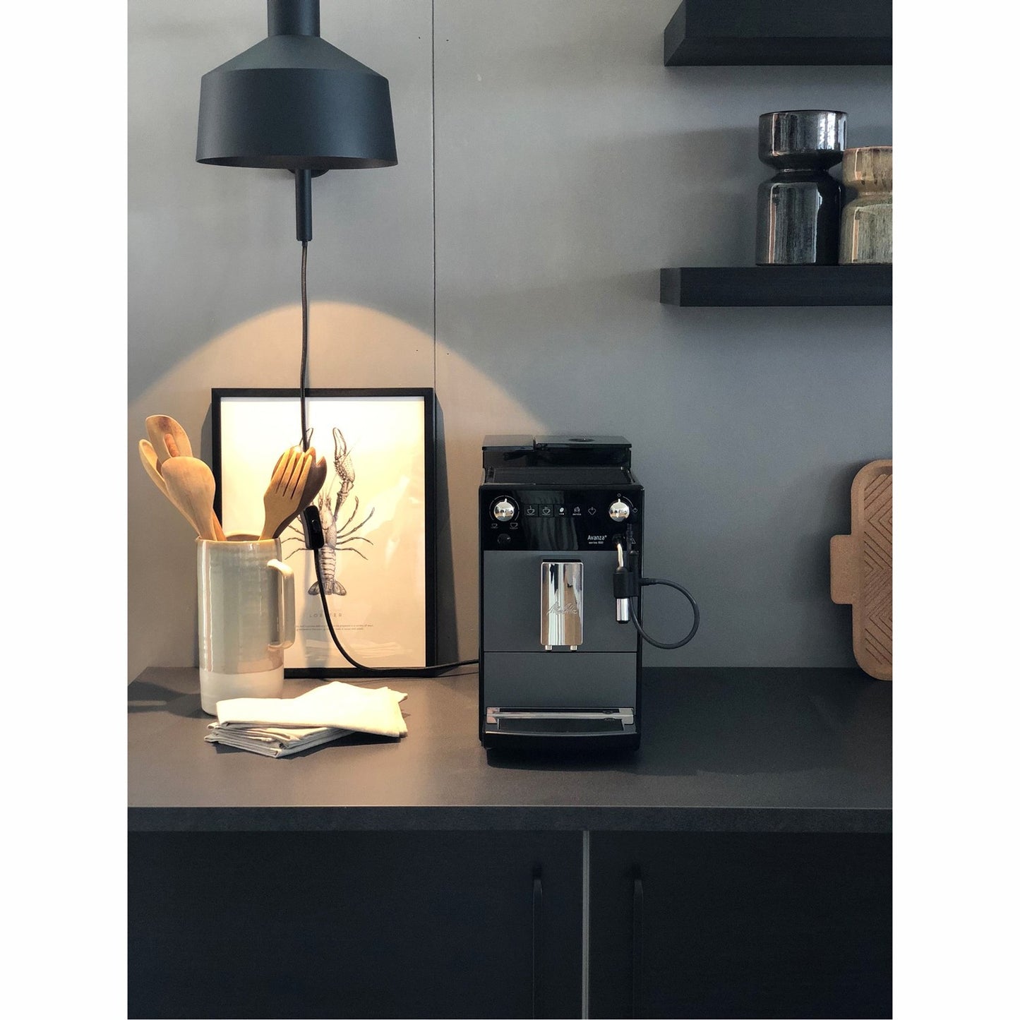 Automatic Coffee Machine with Quiet Grinder, Large Tank