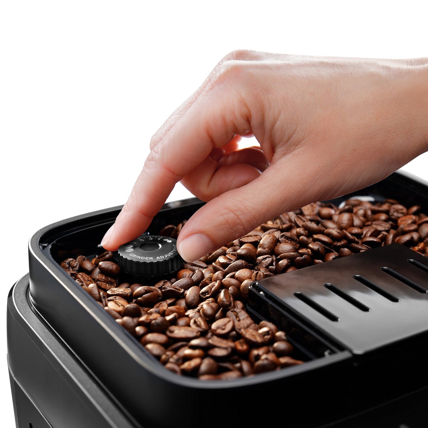 Automatic Espresso Machine with Grinder, Manual Milk Frother