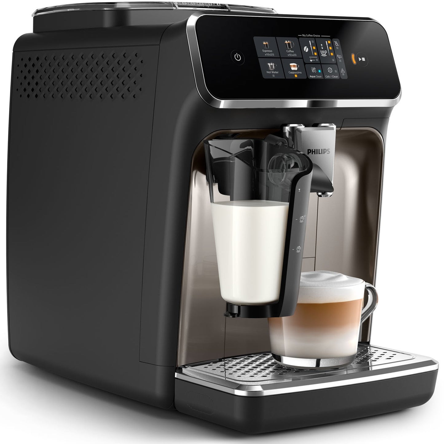 Automatic Espresso Machine with LatteGo Milk System, 4 Drinks