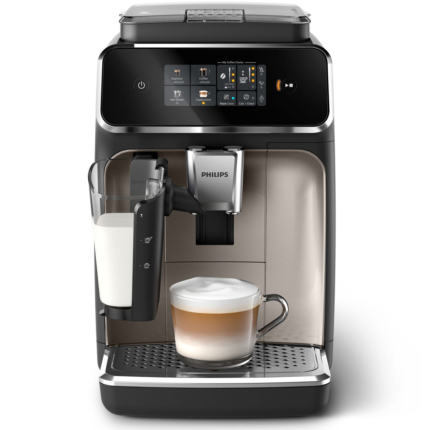Automatic Espresso Machine with LatteGo Milk System, 4 Drinks
