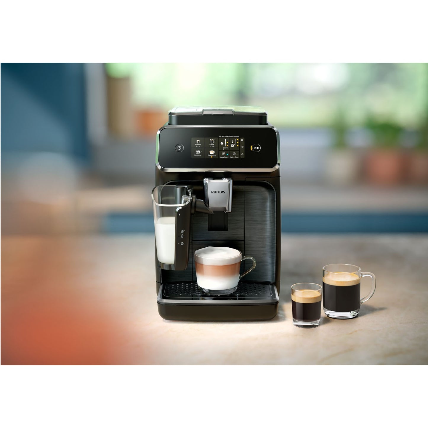 Automatic Espresso Machine with LatteGo Milk System, 4 Drinks