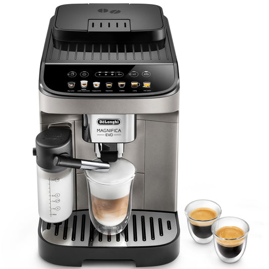Automatic Espresso Machine with Milk Frother, 7 Coffee Options