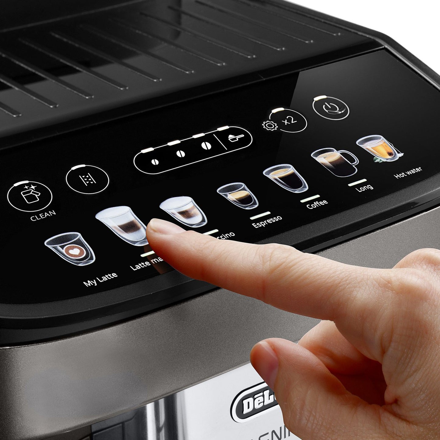 Automatic Espresso Machine with Milk Frother, 7 Coffee Options