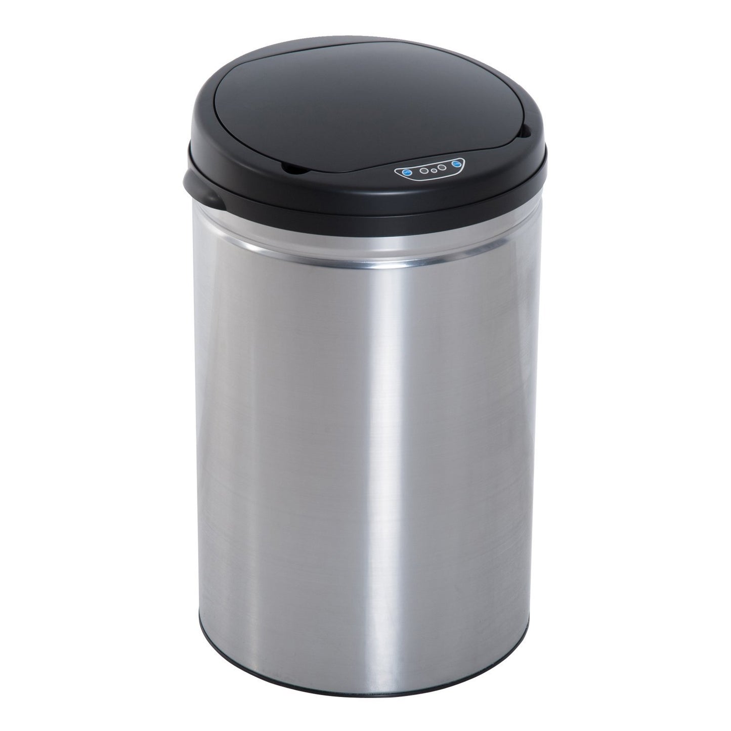 Automatic 30L sensor dustbin - stainless steel, round