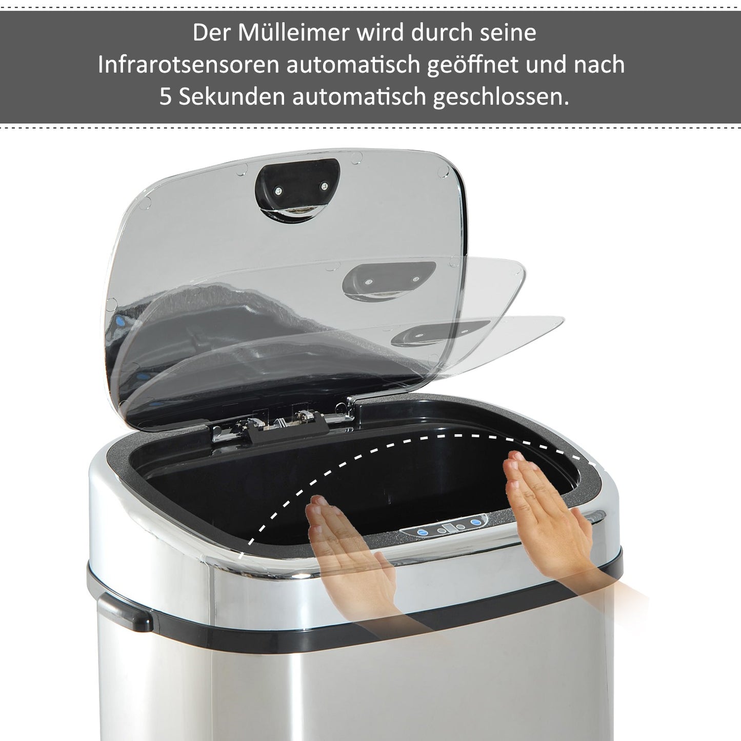 Automatic sensor cookware, 68L stainless steel