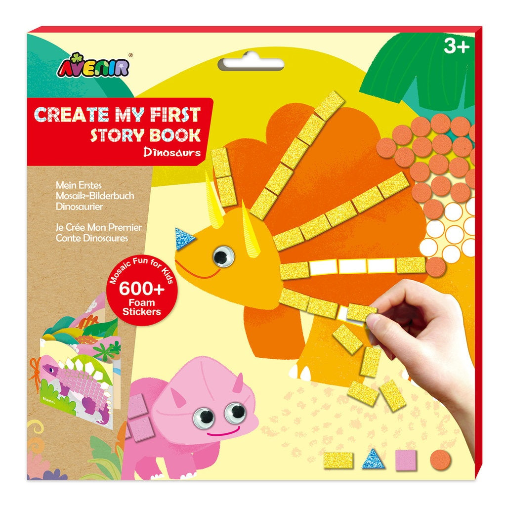 Avenir Create My First Story Book Dinosaurs