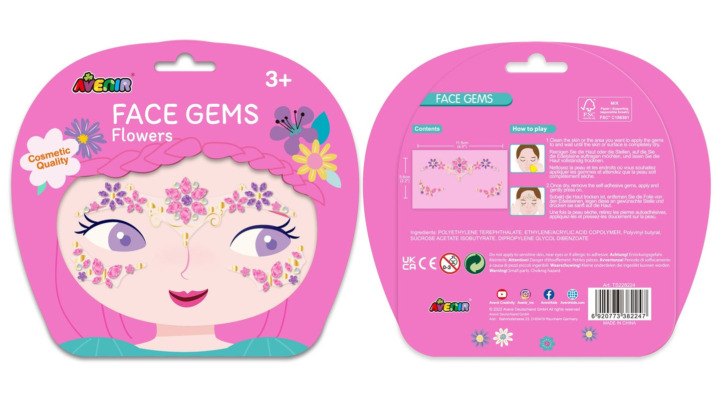 Avenir Face Gems Flower