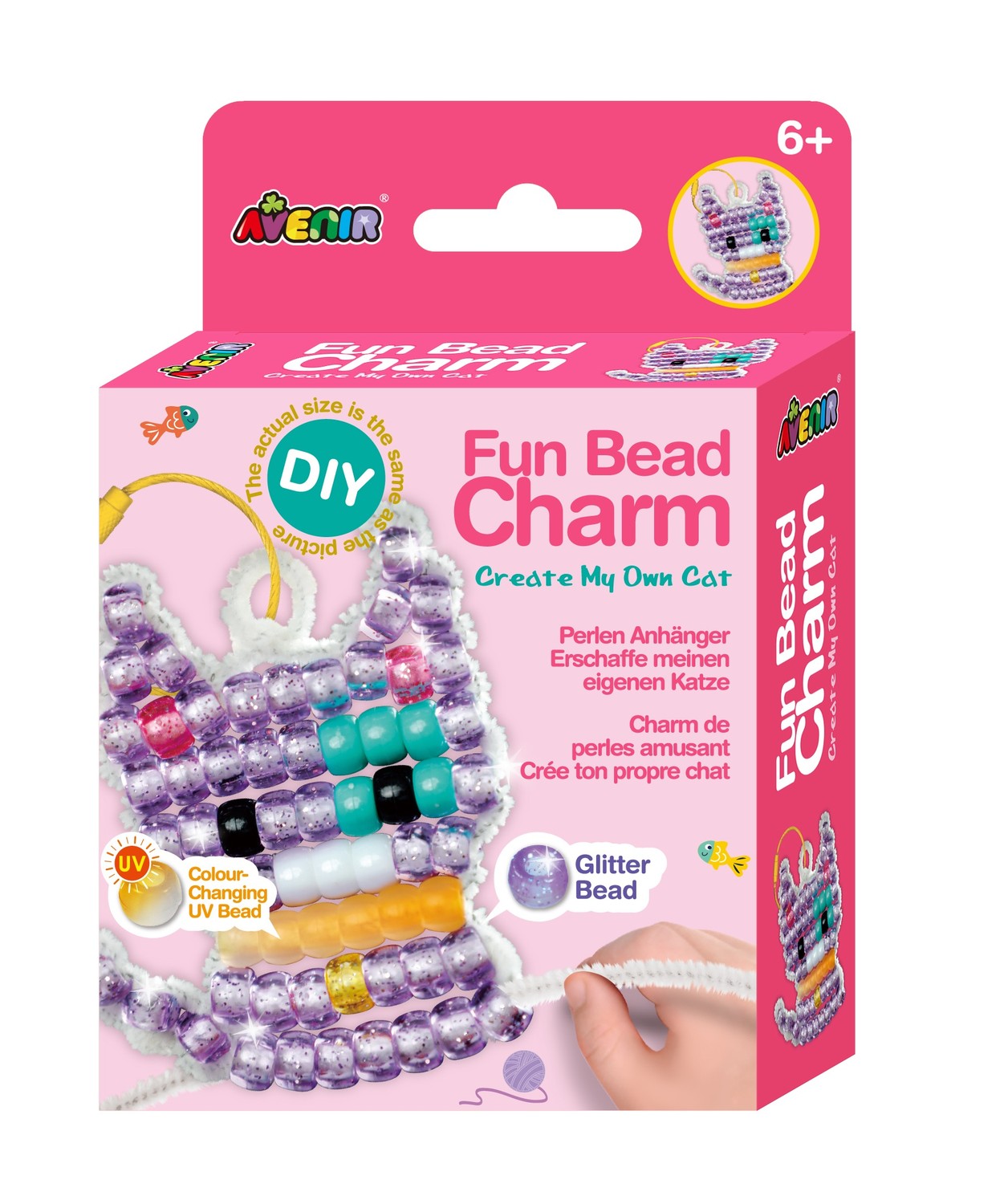 Avenir Fun Bead Charm Create My Own Cat
