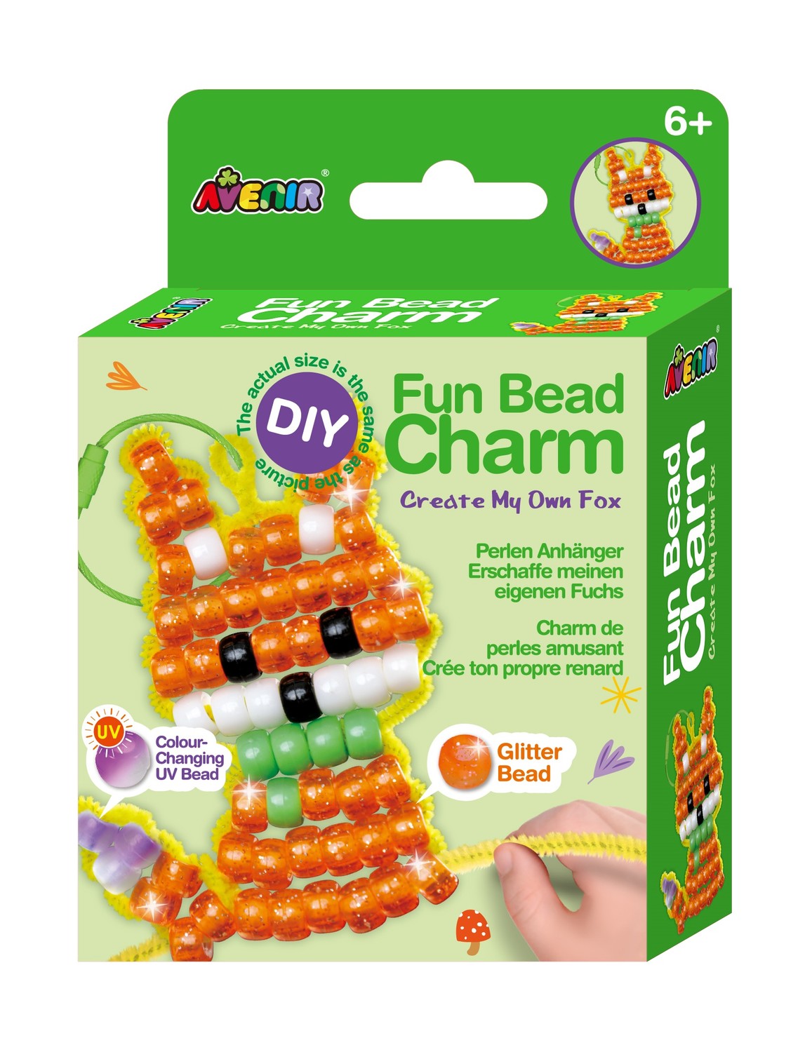 Avenir Fun Bead Charm Create My Own Fox