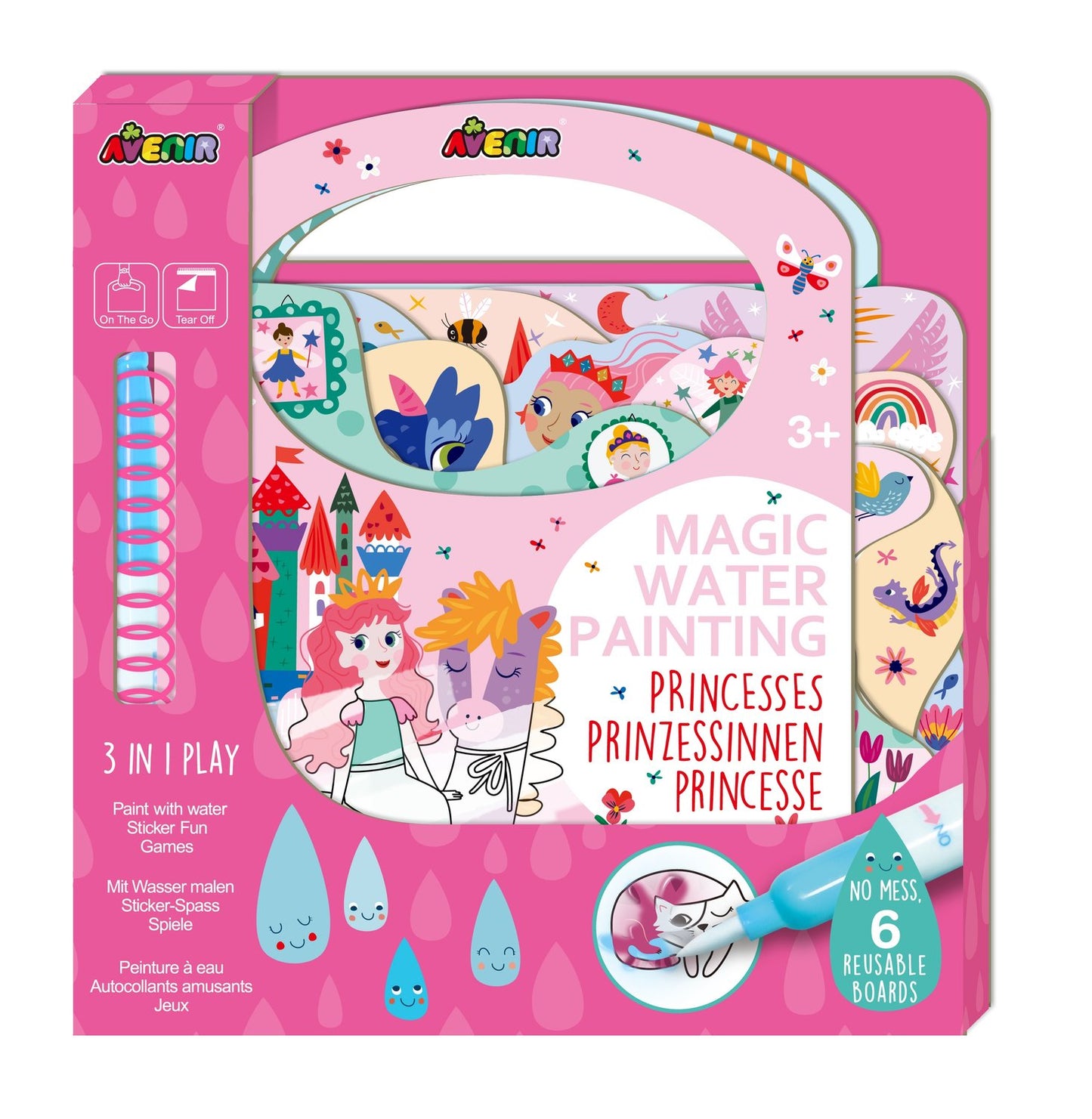 Avenir Magic Water Painting-Princesses