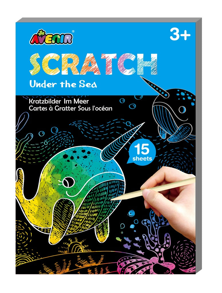 Avenir Mini Scratch Book Under The Sea