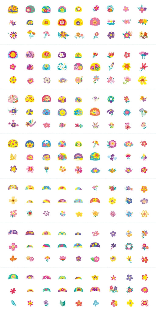 Avenir Nail Stickers And Tattoos Flowers
