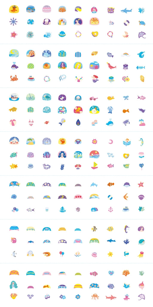 Avenir Nail Stickers And Tattoos Mermaid