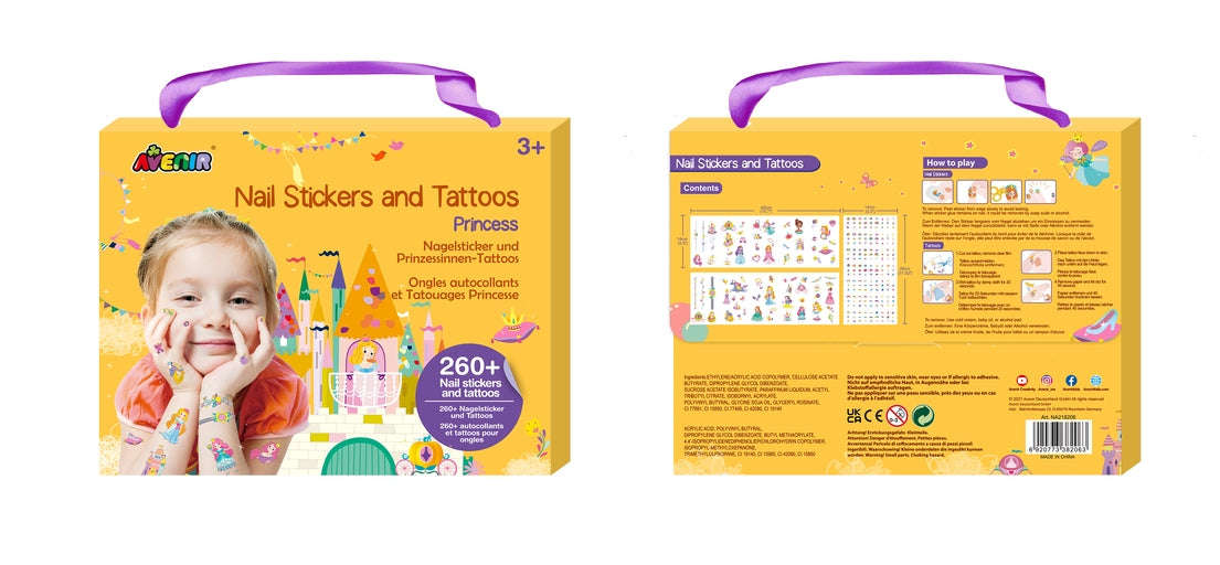 Avenir Nail Stickers And Tattoos Princess