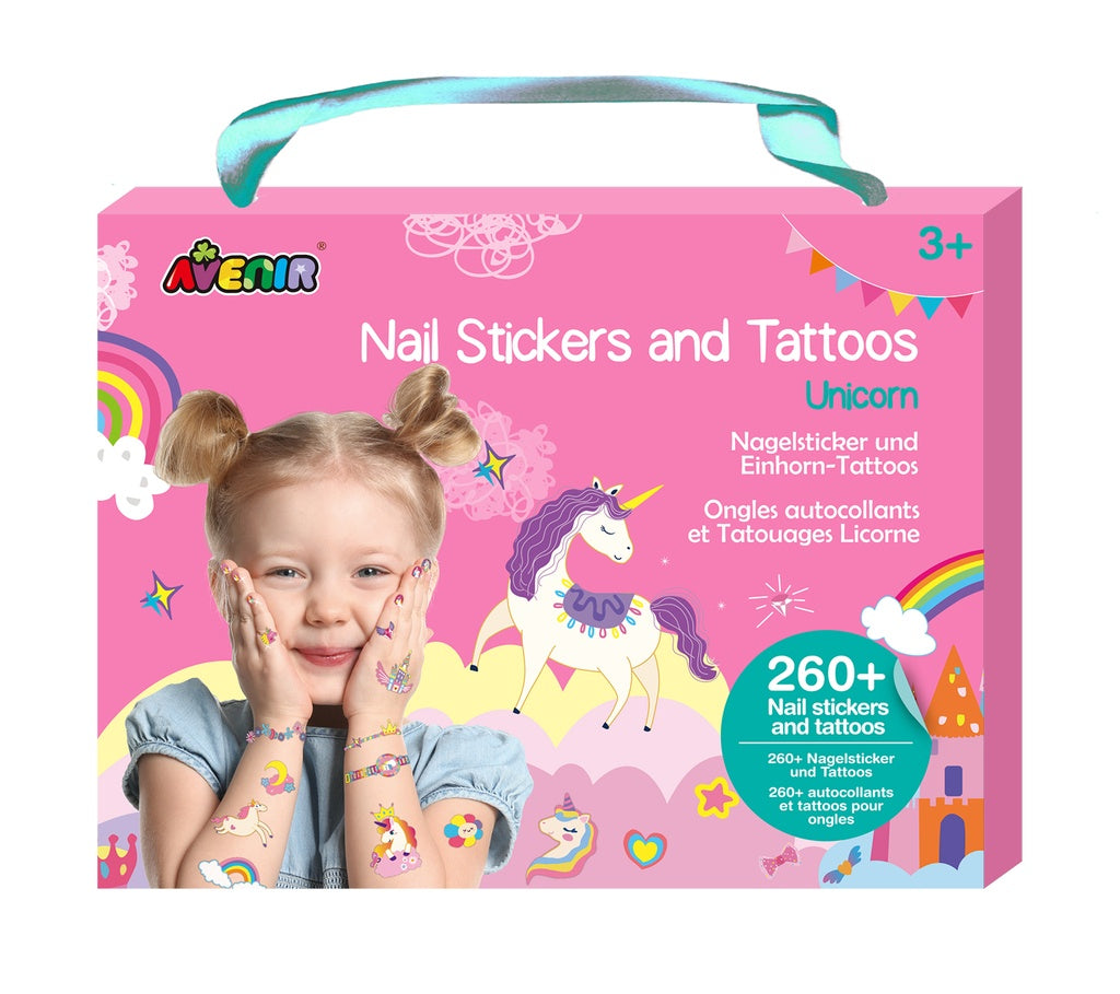 Avenir Nail Stickers And Tattoos Unicorns