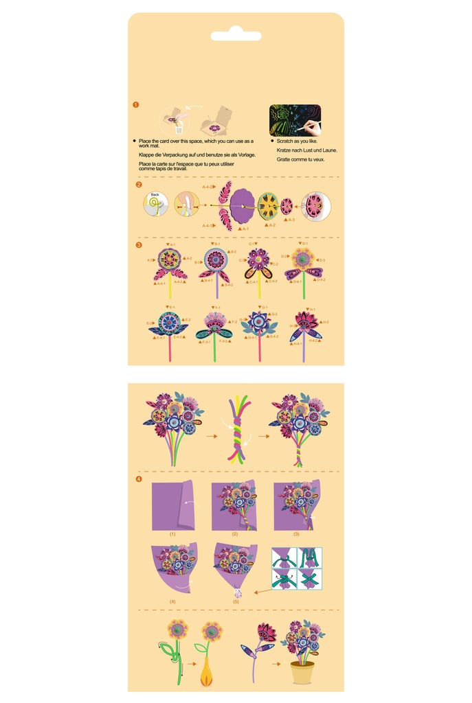 Avenir Scratch Flower Bouquet