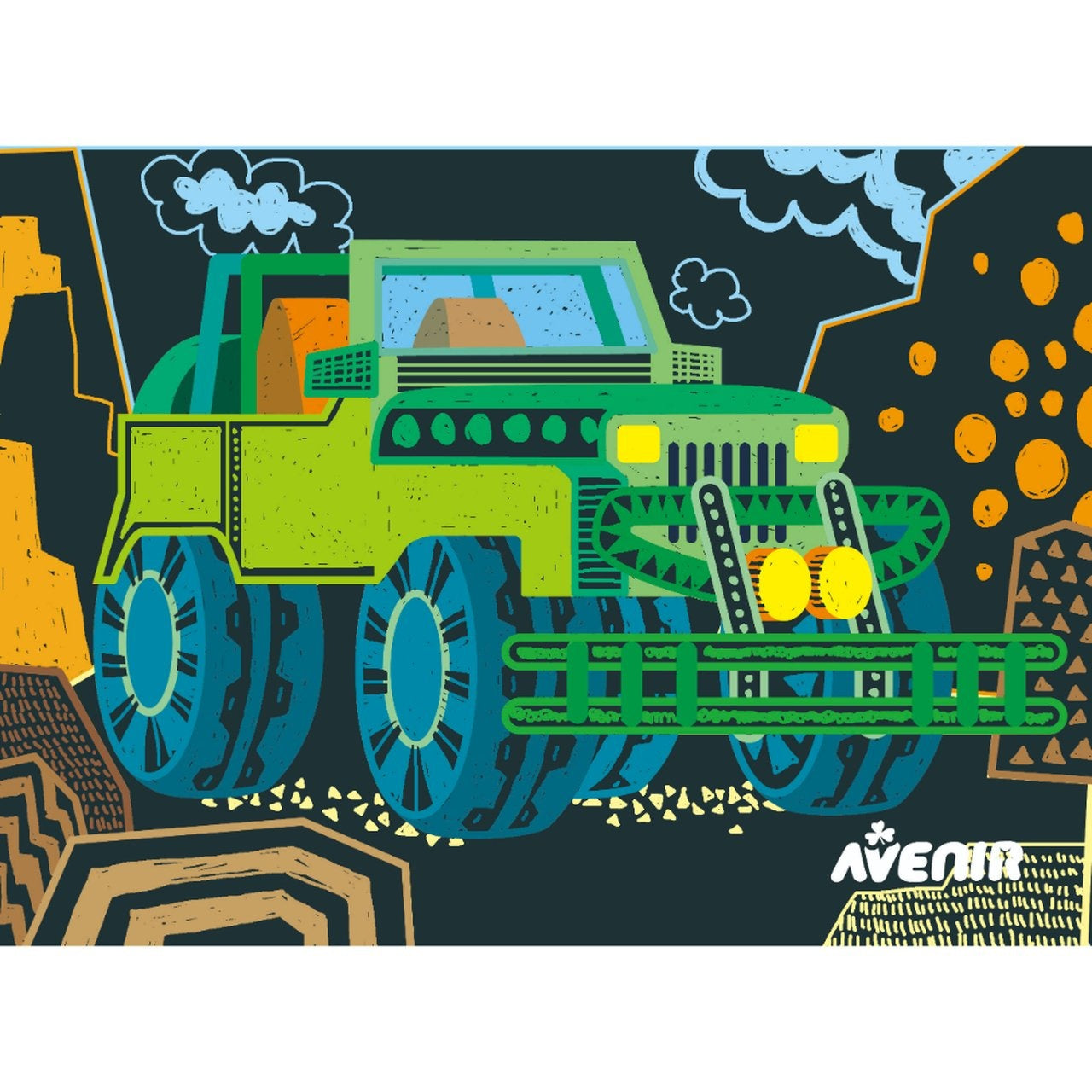 Avenir Scratch Set For Boys Transportation