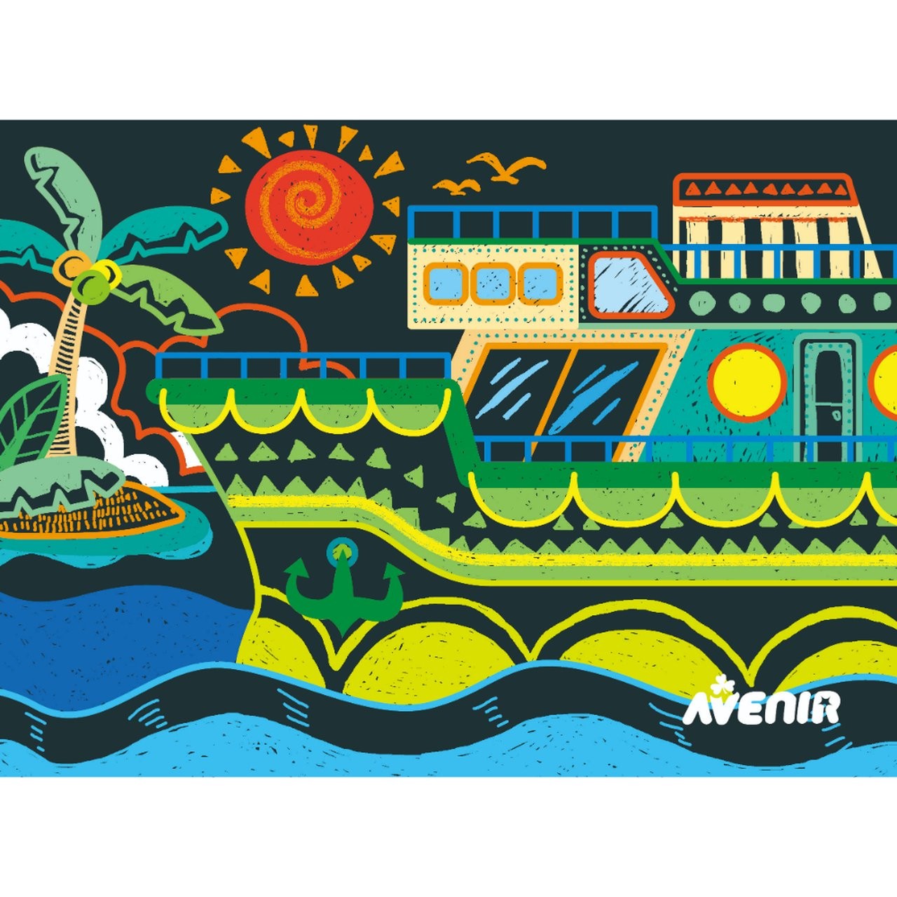 Avenir Scratch Set For Boys Transportation