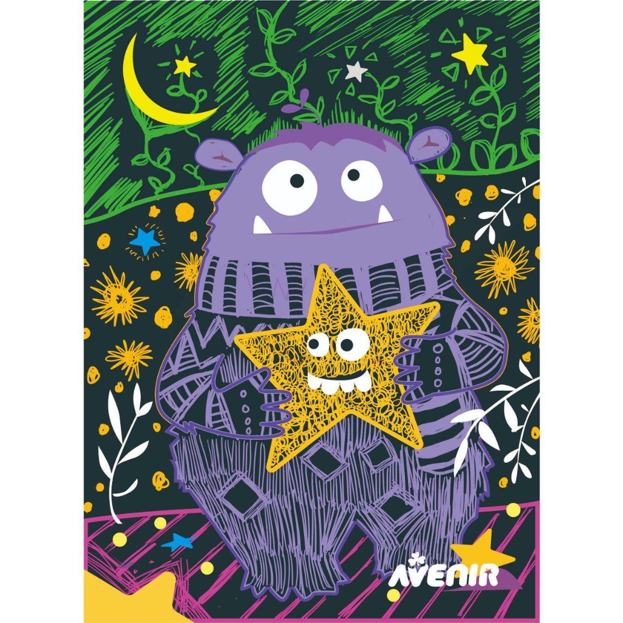 Avenir Scratch Set Monster