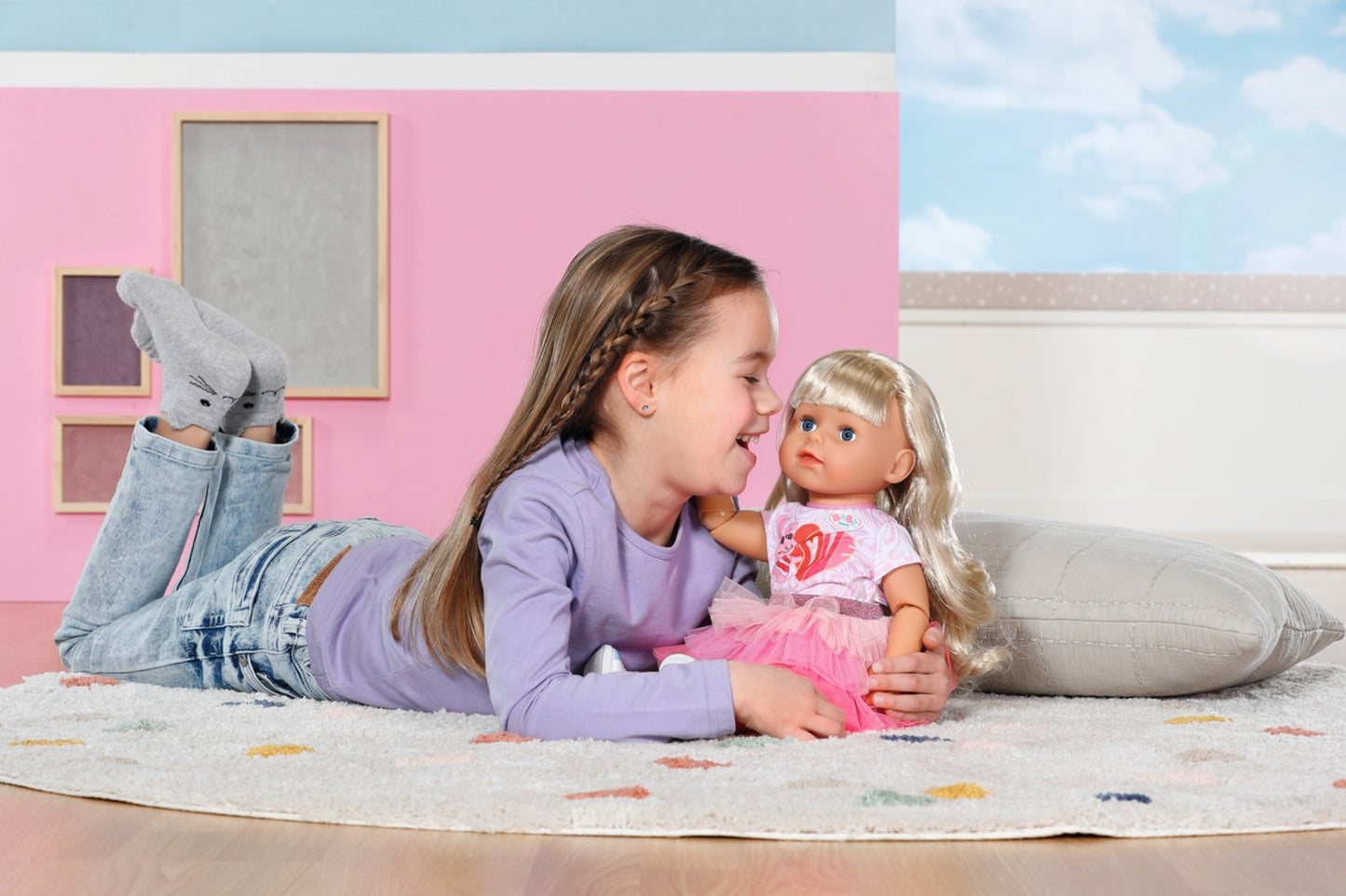 Baby Born Sister Doll Style & Play Blonde, 43 Cm